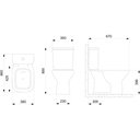 Ver imagem 3 de Kit Bacia Debba Classic Branco C/ Caixa 3/6 Lts+compl Instalacao+assento Pp Soft Close - Roca Louça