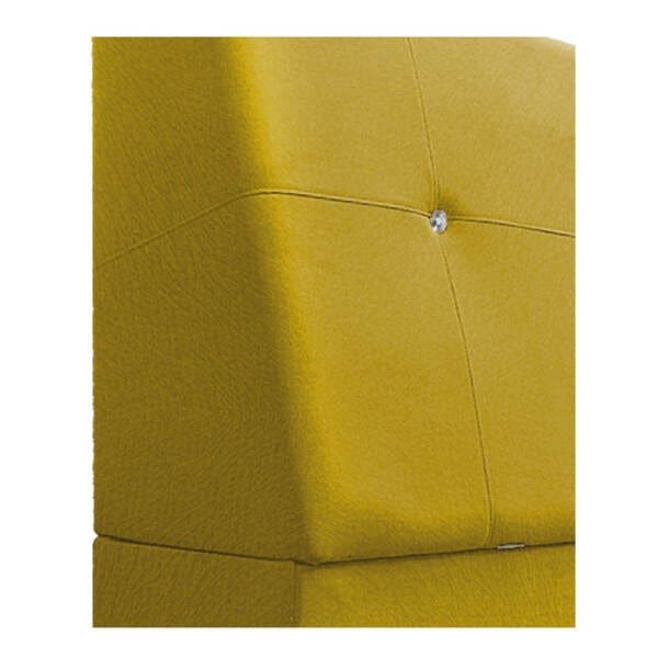 Cabeceira Estofada Itália 100 cm Solteiro Suede Amarelo - ADJ Decor - 6