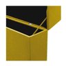 Cabeceira Estofada Itália 100 cm Solteiro Suede Amarelo - ADJ Decor - 7