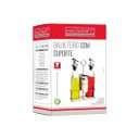 Ver imagem 7 de Jogo com 2 Galheteiros de Vidro e 2 Porta Condimentos com Suporte