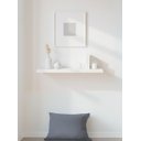 Ver imagem 1 de Prateleira 80cm Mdf Branco - On Móveis