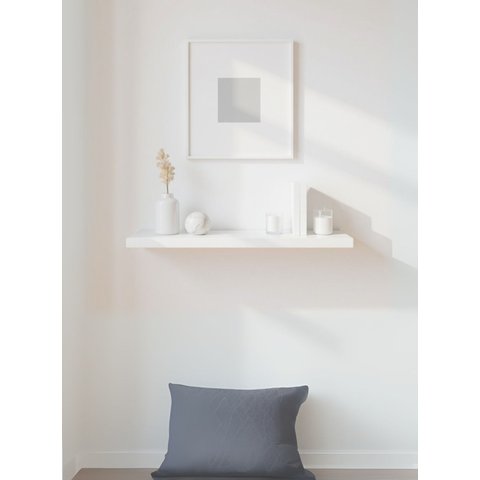 Prateleira 80cm Mdf Branco - On Móveis