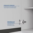 Ver imagem 6 de Armário Aéreo Planejado 1 Porta 30cm Nara CabeCasa MadeiraOriginals Cinza