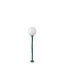 Ver imagem 1 de Poste de Jardim P10/b15 de 1,30m com Globo de Vidro Leitoso 15x28 Verde