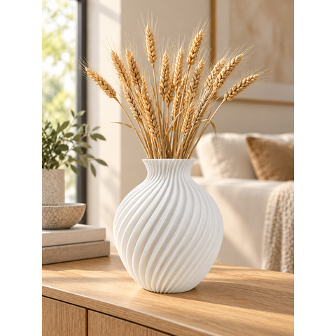 Vaso Decoração Moderno Grande:Branco