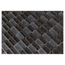 Ver imagem 2 de Pastilha de Vidro Luce Dark Grey 3x1,5 Placa 30x30cm - 1313120003