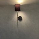 Ver imagem 1 de Arandela Luminária de Parede Chumbo com Interruptor com Cúpula Preto Ref 83 Lâmpada Branco Quente