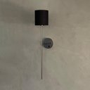 Ver imagem 3 de Arandela Luminária de Parede Chumbo com Interruptor com Cúpula Preto Ref 83 Lâmpada Branco Quente