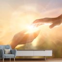 Ver imagem 1 de Papel de Parede Deus Cristo Religião Igreja Fé Sala Adesivo - 401pcm