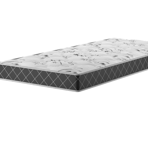 Colchão Espuma D23 Solteiro 14cm 1,88m 78cm Double Face Mobi Xadrez Preto - Casa Giulia