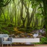 Papel de Parede Paisagem Floresta Natureza Sala Painel - 074pcp - 1