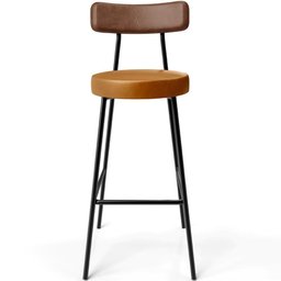 Kit 02 Banquetas Alta Bar Cozinha Sala De Jantar Milão L02 Couríssimo Marrom Whisky - Lyam Decor - 6 Kit 02 Banquetas Alta Bar Cozinha Sala De Jantar Milão L02 Couríssimo Marrom Whisky - Lyam Decor - 6