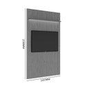 Ver imagem 4 de Painel para TV Ripado Flow 1.4 LED Nature - MóveisAqui Imcal Móveis