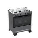 Ver imagem 2 de Fogão 5 Bocas Atlas Mônaco Plus Automático Mesa Inox Titanium Bivolt