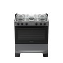 Ver imagem 1 de Fogão 5 Bocas Atlas Mônaco Plus Automático Mesa Inox Titanium Bivolt