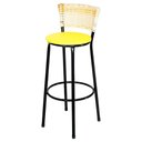 Ver imagem 1 de Banqueta Alta Ratan Hawai Preta Palha  