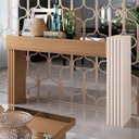 Ver imagem 2 de Aparador Tóquio para Sala de Estar/ Jantar com Espelho Freijó/ Off White