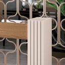Ver imagem 3 de Aparador Tóquio para Sala de Estar/ Jantar com Espelho Freijó/ Off White