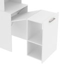 Ver imagem 7 de Mesa para Escritório Articulável Alta Multiuso Retrátil Branco