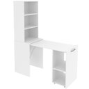 Ver imagem 5 de Mesa para Escritório Articulável Alta Multiuso Retrátil Branco