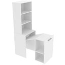 Ver imagem 6 de Mesa para Escritório Articulável Alta Multiuso Retrátil Branco