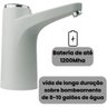 Bomba Bebedouro Torneira Elétrica para Galão Garrafão de Água Mineral de 10 ou 20 Litros Recarregáve - 4
