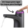 Bomba Bebedouro Torneira Elétrica para Galão Garrafão de Água Mineral de 10 ou 20 Litros Recarregáve - 9