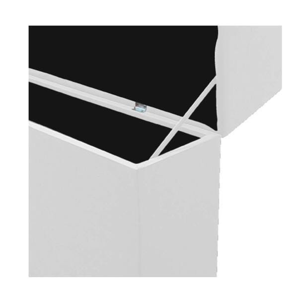 Cabeceira Estofada Itália 140 cm Casal Suede Branco - ADJ Decor - 6