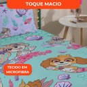 Ver imagem 4 de Jogo de Cama Infantil Lepper Patrulha Canina Menina Solteiro 2 Peças Microfibra Lilás