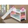 Beliche Infantil/Juvenil Casa Princesa com Escorregador com 2 colchões - 3