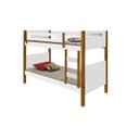 Ver imagem 1 de Beliche Heloisa Branco/Mel com Escada e Grade de Proteção