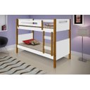 Ver imagem 3 de Beliche Heloisa Branco/Mel com Escada e Grade de Proteção