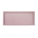Ver imagem 2 de Cabeceira King Reta Luxo 193x60 Courino Rosa - Tachas Fumê
