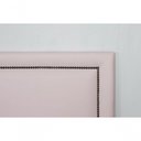 Ver imagem 4 de Cabeceira King Reta Luxo 193x60 Courino Rosa - Tachas Fumê
