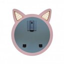 Ver imagem 4 de Espelho Decorativo Infantil Rosa 34x37cm Gato
