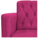 Ver imagem 5 de Poltrona Classic Pés Luís XV Suede Pink - ADJ Decor