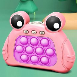 Pop It Mini Game Luzes Som Interativo Fidget Sapinho Criança 4 Modos Anti Estresse Relaxante - 2