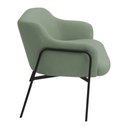 Ver imagem 7 de Sofá Namoradeira 02 Lugares 130cm Jade Base Preto Bouclé Verde Claro - Nexta Casa