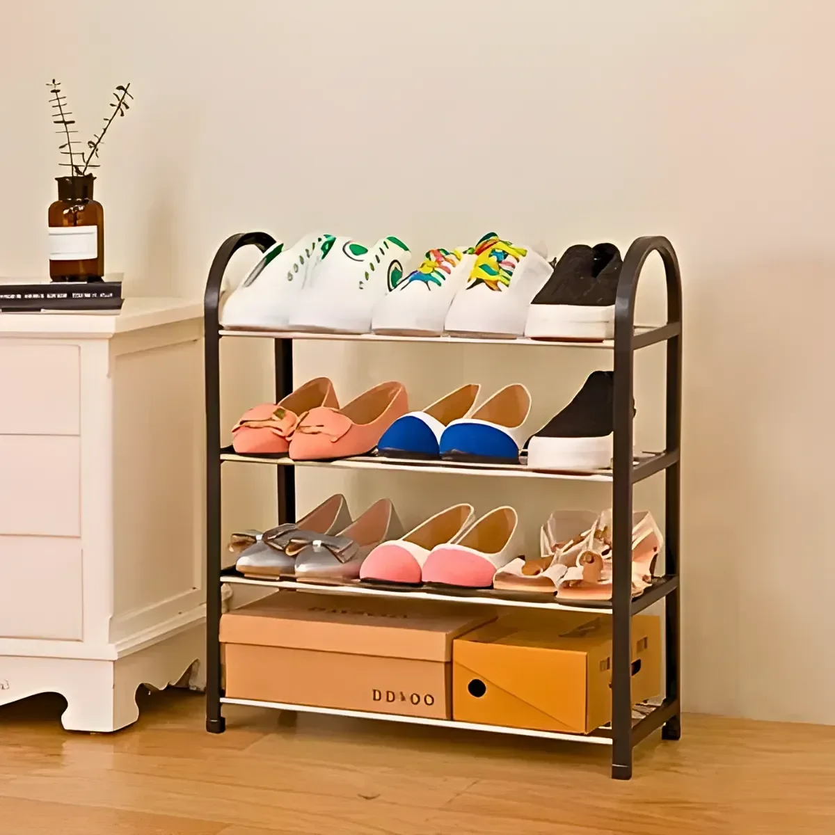 Ver imagem 3 de Sapateira 4 Andares Elegância e Organização em 4 Níveis