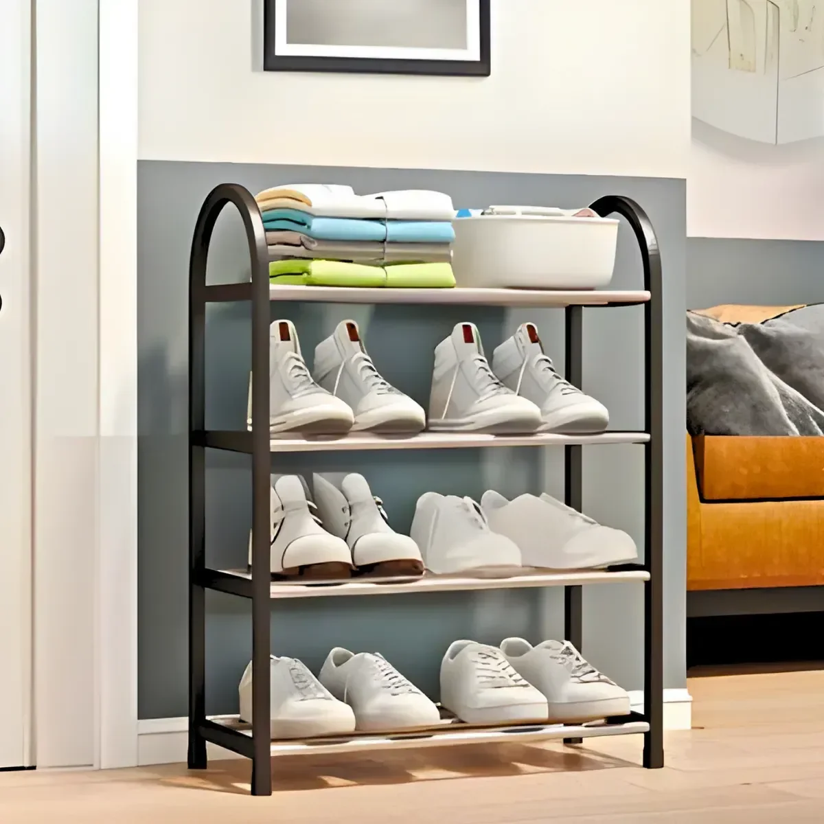 Ver imagem 4 de Sapateira 4 Andares Elegância e Organização em 4 Níveis