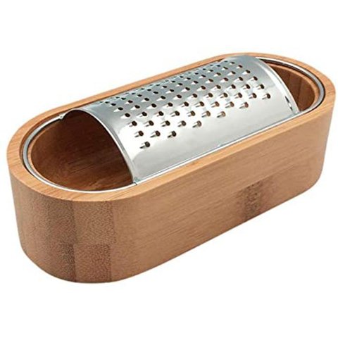 Ralador de Mesa com Recipiente de Bambu - Oikos