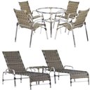 Ver imagem 1 de 4 Cadeiras e Mesa 2 Espreguiçadeiras e Mesa Capuccino