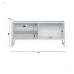 Rack Gold 141cm para Tv de até 55 Polegadas com 1 Porta:natoffwh - 3