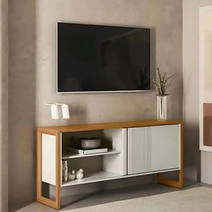 Rack Gold 141cm para Tv de até 55 Polegadas com 1 Porta:natoffwh