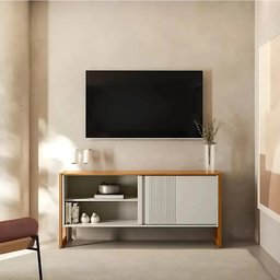 Rack Gold 141cm para Tv de até 55 Polegadas com 1 Porta:natoffwh - 7