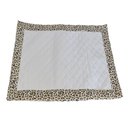 Ver imagem 1 de Tapete Higiênico Pet Impermeável Branco Pequeno Reutilizável Lavável: Onça Marrom