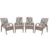 Cadeiras 4Un para Jardim Lazer Edicula Varanda Descanso Fibra e Tramas Napoli Plus Argila A13 - 1