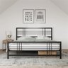 Cabeceira de Cama Aço Ferro Robusto Cor Preto Largura 160cm Estilo Industrial Cb-01 - 1