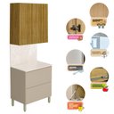 Ver imagem 5 de Cozinha Modulada Art 2 Peças 80cm Freijó Vanilla Riscatto – Kits Paraná