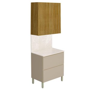 Cozinha Modulada Art 2 Peças 80cm Freijó Vanilla Riscatto – Kits Paraná